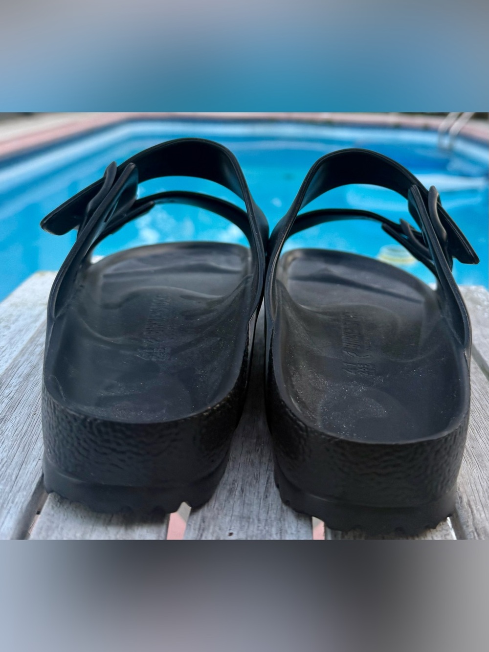 Birkenstock Arizona EVA Black Sandals Sz.41 Ladies 10/Mens 8~BRAND NEW - Picture 8 of 10